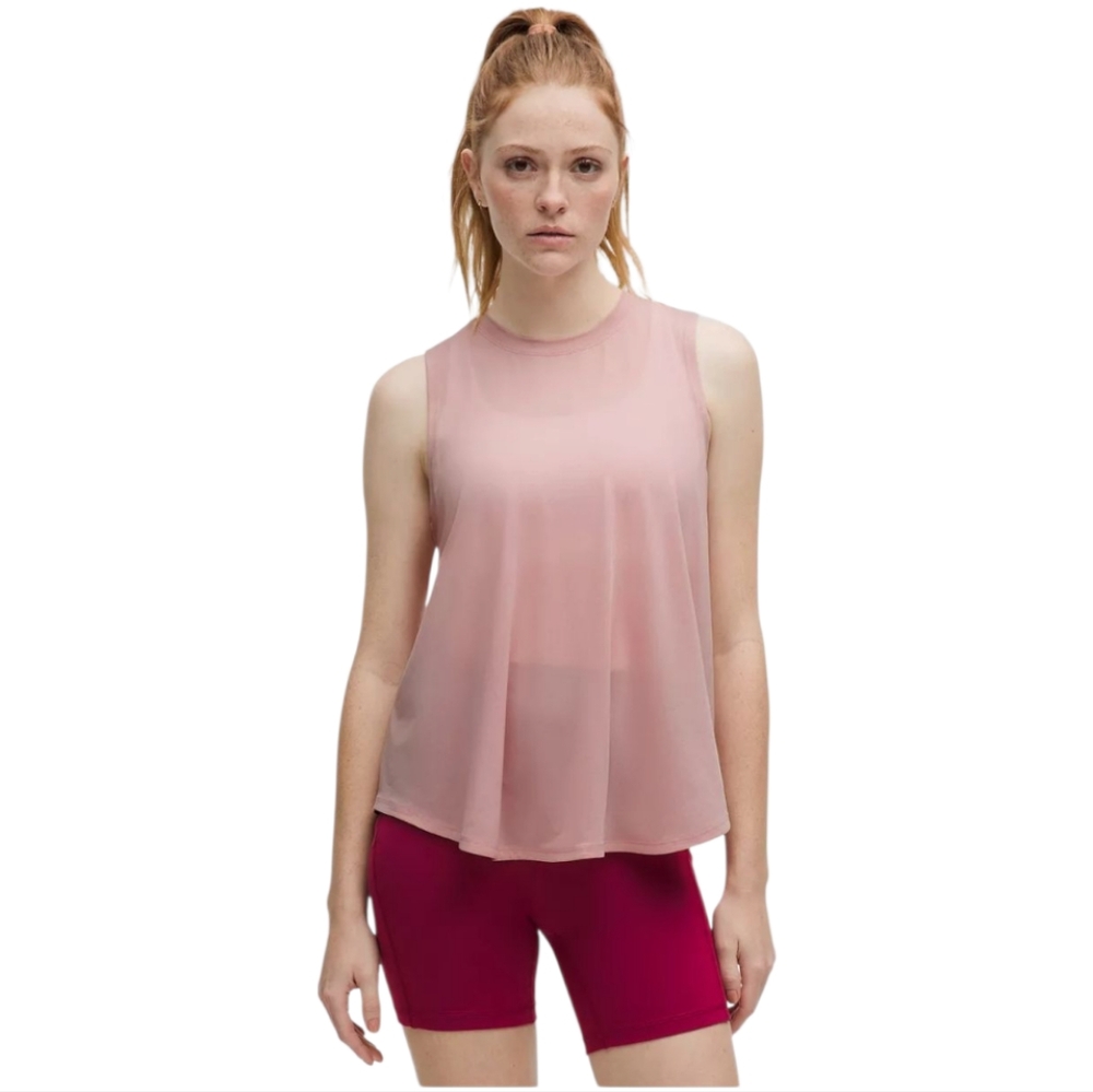 Lululemon Split-Back Training Tank Top – Pale Rose (Fits Like 6)